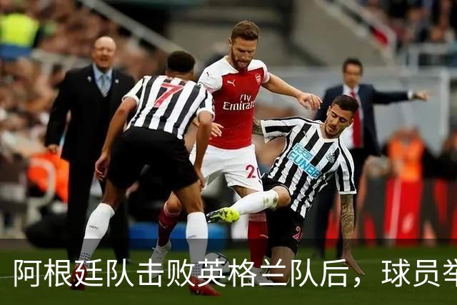 阿根廷队击败英格兰队后，球员举横幅宣示马岛主权，或将遭到国际足联处罚